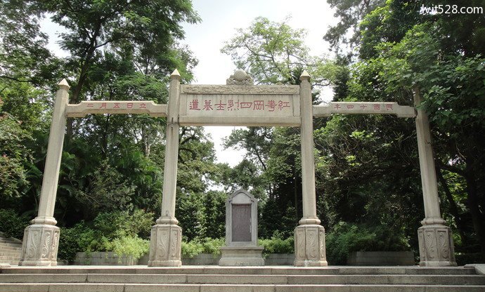广州起义烈士陵园石碑